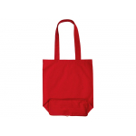 Складывающаяся сумка Skit из хлопка на молнии, красный, фото 4