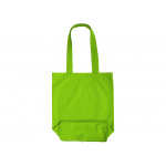Складывающаяся сумка Skit из хлопка на молнии, зеленое яблоко, фото 4