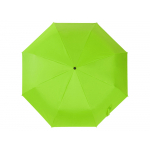 Зонт-автомат Dual с двухцветным куполом, зеленое яблоко/черный, фото 3