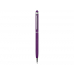 Ручка-стилус шариковая Jucy Soft с покрытием soft touch, фиолетовый (Р), фото 1