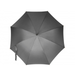 Зонт-трость 1134 Okobrella с деревянной ручкой и куполом из переработанного пластика, серый, фото 3