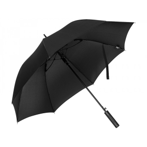 Зонт-трость 1152 Slim полуавтомат, черный - купить оптом