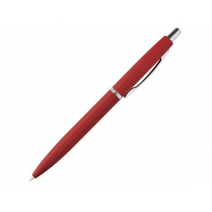 Ручка SAN REMO шариковая, автоматическая, красный  металлический корпус 1.00 мм, синяя - купить оптом