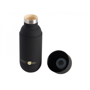 Вакуумный термос ORB с керамическим покрытием, 420 мл, черный - купить оптом