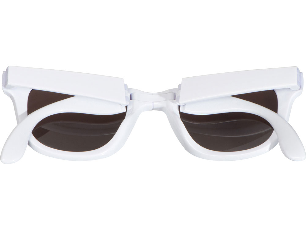 Складные очки с зеркальными линзами Ibiza, белый - купить оптом