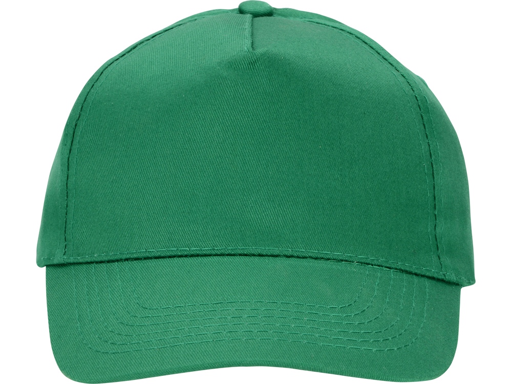 Бейсболка Мемфис 230 5-панельная, зеленая, зеленый - купить оптом