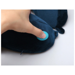 Подушка для путешествий со встроенным массажером Massage Tranquility Pillow, синий, фото 3