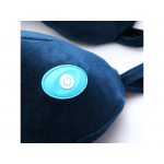 Подушка для путешествий со встроенным массажером Massage Tranquility Pillow, синий, фото 4