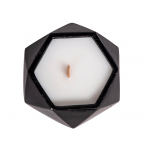 Свеча в декоративном стакане Geometry, черный, фото 3