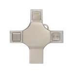 USB-флешка 3.0 на 32 Гб 4-в-1 Ultra в пакетике, серебристый, фото 4