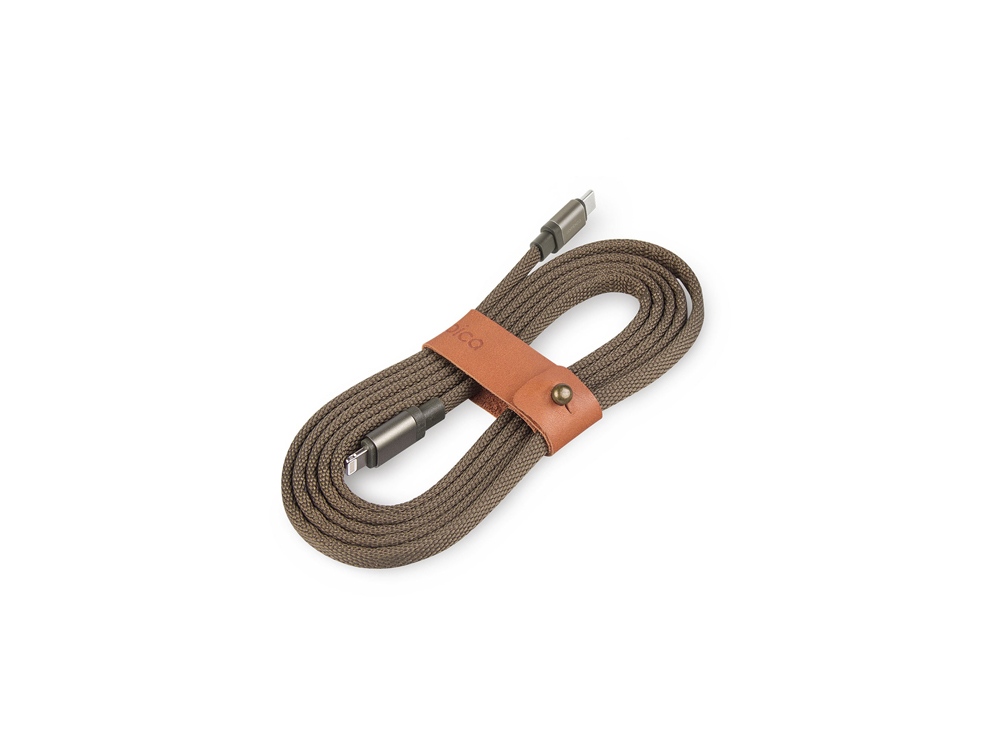 Кабель Rombica LINK-C Olive Cable, оливковый - купить оптом