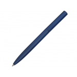Шариковая металлическая ручка Minimalist софт-тач, темно-синяя, темно-синий