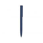 Шариковая металлическая ручка Minimalist софт-тач, темно-синяя, темно-синий, фото 2