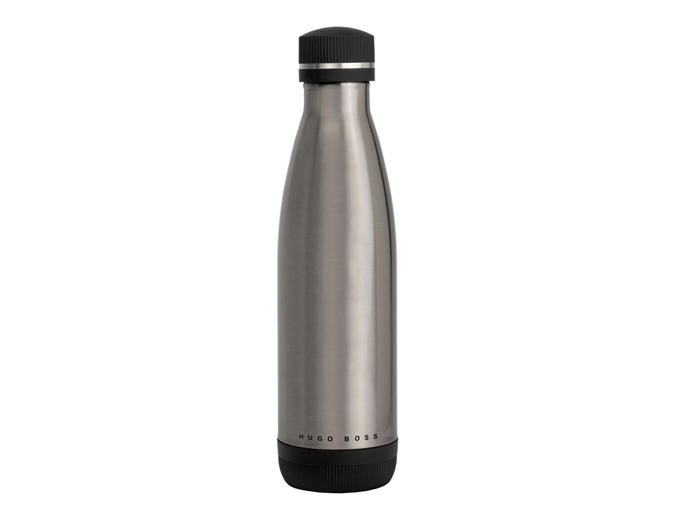 Термобутылка с вакуумной изоляцией Matrix  Silver,  Hugo Boss (Р), серебристый - купить оптом