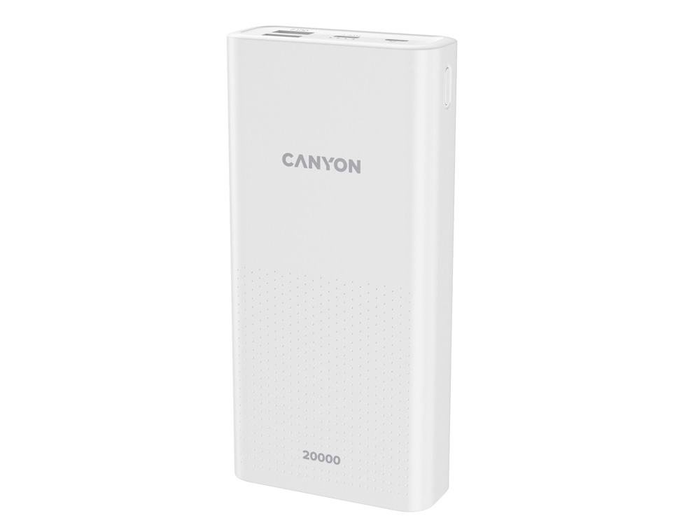 Портативный аккумулятор Canyon PB-2001 (CNE-CPB2001W), белый - купить оптом