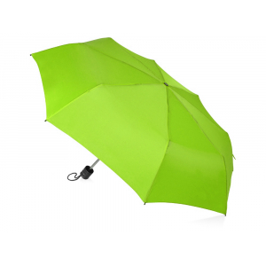 Зонт складной Columbus, механический, 3 сложения, с чехлом, зеленое яблоко (Р) - купить оптом