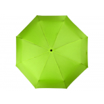 Зонт складной Columbus, механический, 3 сложения, с чехлом, зеленое яблоко (Р), фото 4