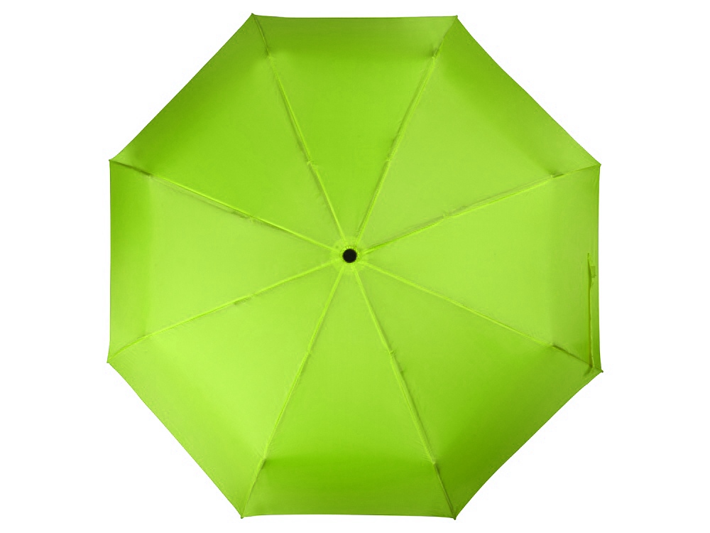 Зонт складной Columbus, механический, 3 сложения, с чехлом, зеленое яблоко (Р) - купить оптом