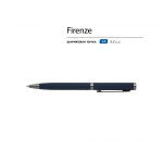 Ручка Firenze шариковая автоматическая софт-тач, синяя, синий, фото 1