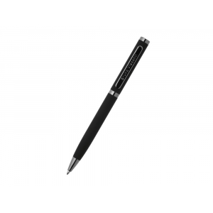Ручка Firenze шариковая автоматическая софт-тач, черная, черный - купить оптом