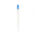 Шариковая ручка Thalaasa из океанического пластика, синий прозрачный/белый, фото 1