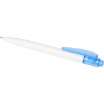 Шариковая ручка Thalaasa из океанического пластика, синий прозрачный/белый, фото 2