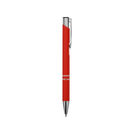Ручка металлическая шариковая Legend Gum софт-тач, красный (Р), фото 2