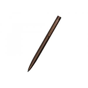 Ручка Firenze шариковая автоматическая, вороненая сталь, коричневый - купить оптом