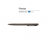 Ручка Firenze шариковая автоматическая, вороненая сталь, коричневый, фото 1