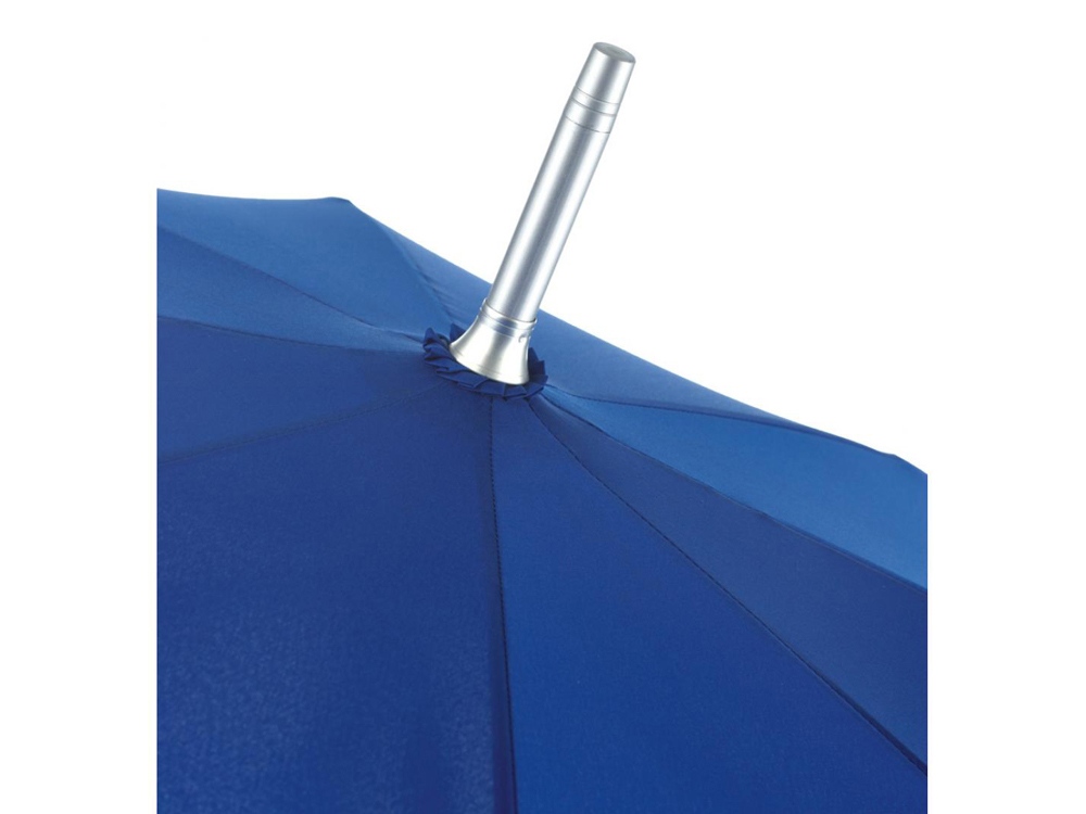 Зонт-трость 7560 Alu с деталями из прочного алюминия, полуавтомат, нейви (Р) - купить оптом