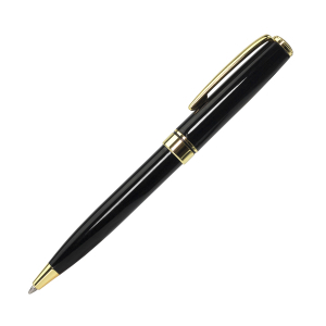 Шариковая ручка Tesoro, черная/позолота - купить оптом