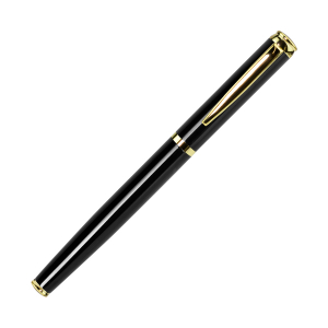 Ручка-роллер Sonata черная/позолота - купить оптом
