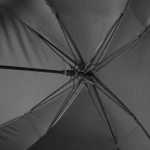 Зонт-трость с квадратным куполом Mistral, черный, фото 3