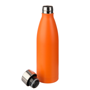 Термобутылка вакуумная герметичная Fresco, оранжевая - купить оптом