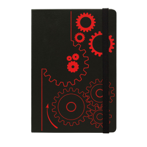 Ежедневник Chameleon BtoBook недатированный, черный/красный (без упаковки, без стикера) - купить оптом