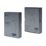Внешний аккумулятор Bplanner Power 1 ST, софт-тач, 5000 mAh (Красный), фото 4