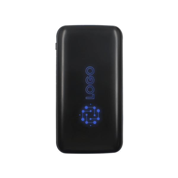 Внешний аккумулятор с подсветкой Bplanner Power 4 ST, 8000 mAh (Синий) - купить оптом
