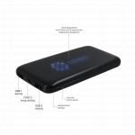 Внешний аккумулятор с подсветкой Bplanner Power 4 ST, 8000 mAh (Синий), фото 1