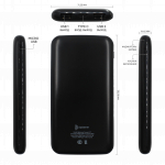 Внешний аккумулятор с подсветкой Bplanner Power 4 ST, 8000 mAh (Синий), фото 2
