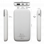 Внешний аккумулятор Bplanner Power 3 ST, софт-тач, 10000 mAh (Белый), фото 2