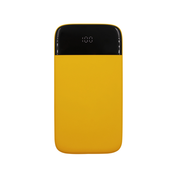 Внешний аккумулятор Bplanner Power 3 ST, софт-тач, 10000 mAh (Желтый) - купить оптом