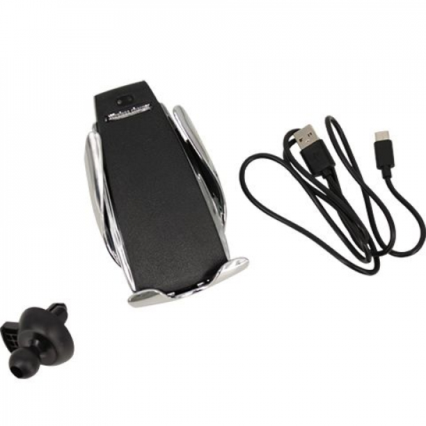 Беспроводное автомобильное зарядное устройство Jarvis (черный) - купить оптом