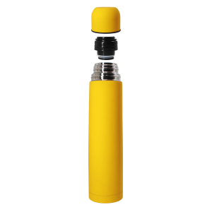 Термос софт-тач Yanemal 1 л. (желтый) - купить оптом