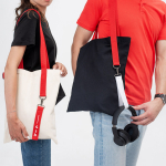 Шоппер Superbag (неокрашенный с красным), фото 4