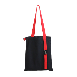 Шоппер Superbag black (чёрный с красным) - купить оптом