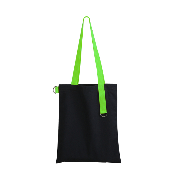 Шоппер Superbag black (чёрный с салатовым) - купить оптом
