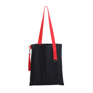 Шоппер Superbag black с ремувкой 4sb (чёрный с красным) - купить оптом