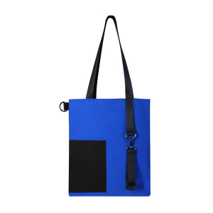 Шоппер Superbag Color (синий с чёрным) - купить оптом