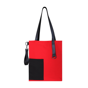 Шоппер Superbag Color (красный с чёрным) - купить оптом