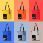 Шоппер Superbag Color (красный с чёрным), фото 3